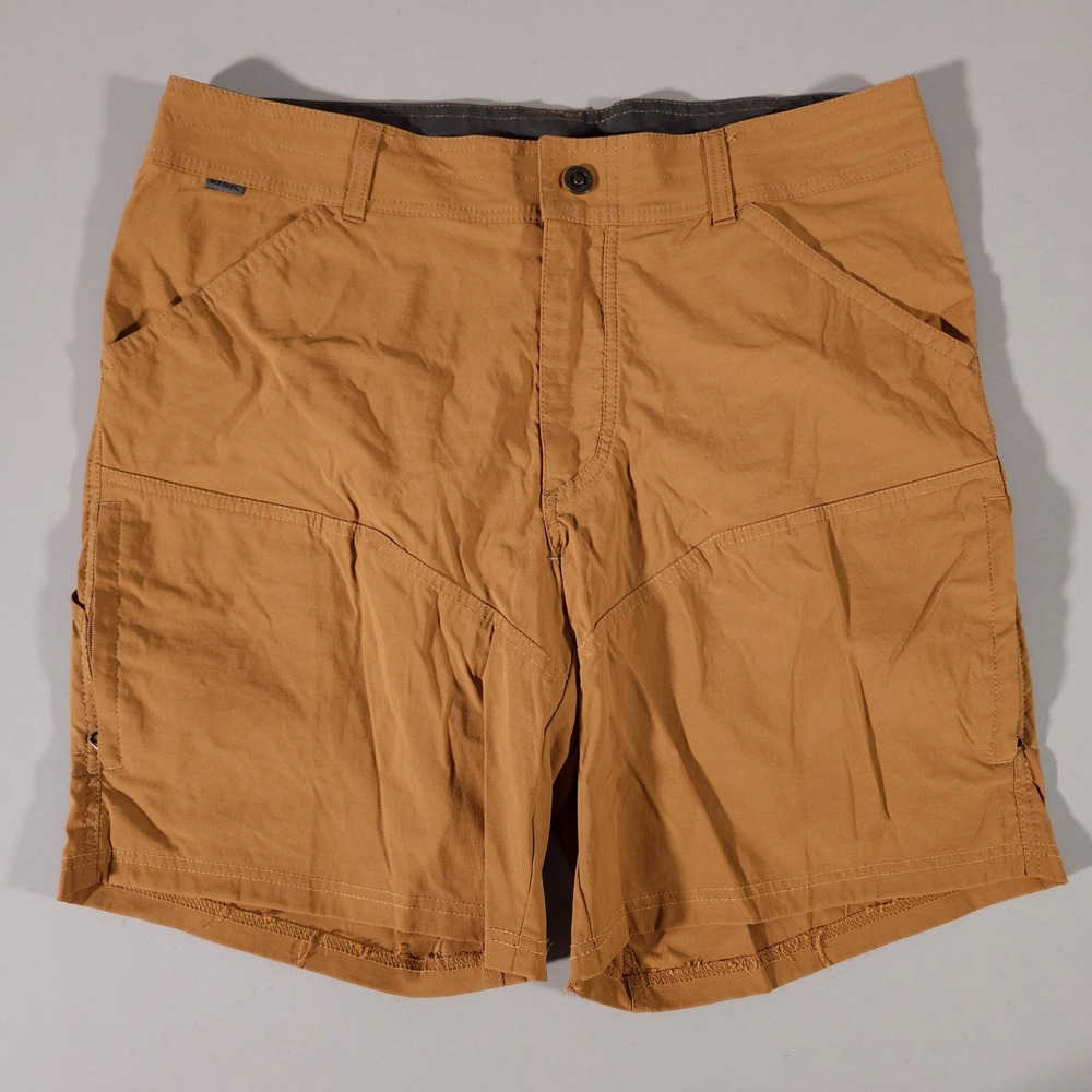 Kuhl Renegade Shorts Mens 36 Brown Nylon Spandex Style 5121